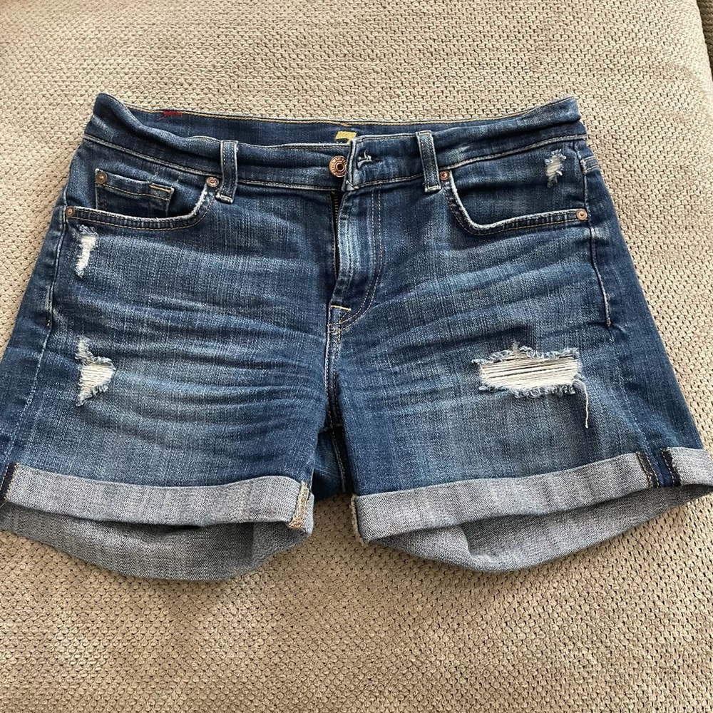 7 for All Mankind Cutoff Denim Shorts